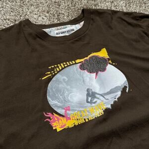 Rare Epic Vintage 00s Y2K Old Navy Surf Skater Graphic Tee Shirt